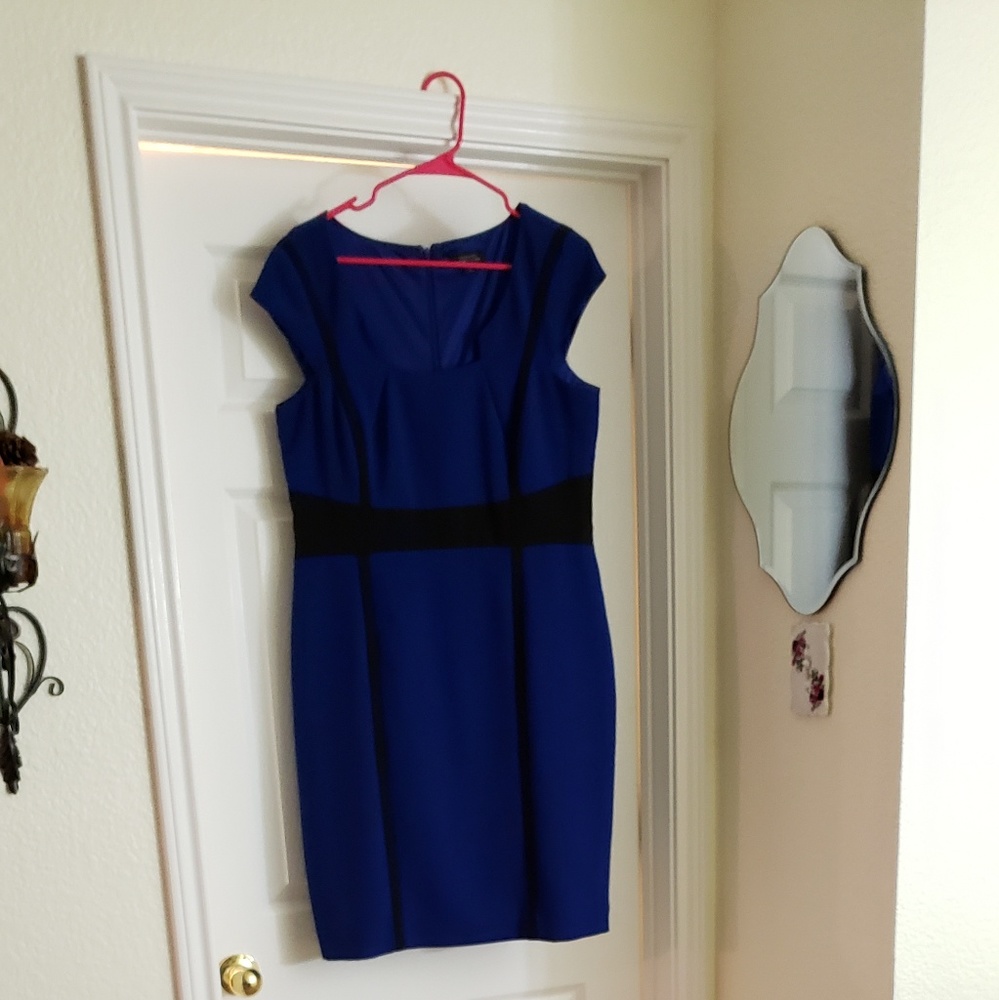 Royal blue dress